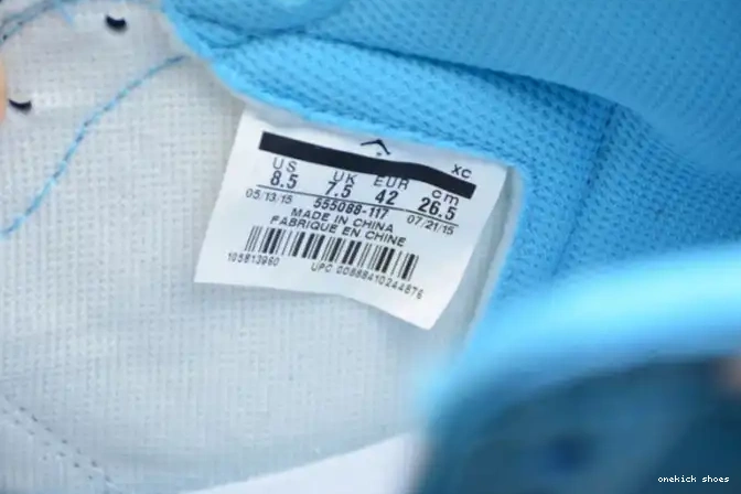 Rep Onekick 'UNC' Jordan OG Retro Air High 555088-117 1 0405